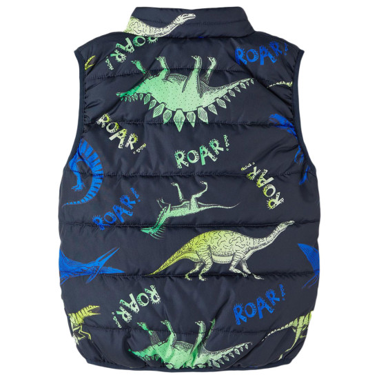 Name It Βρεφικό αμάνικο μπουφάν Vest Dino Roar